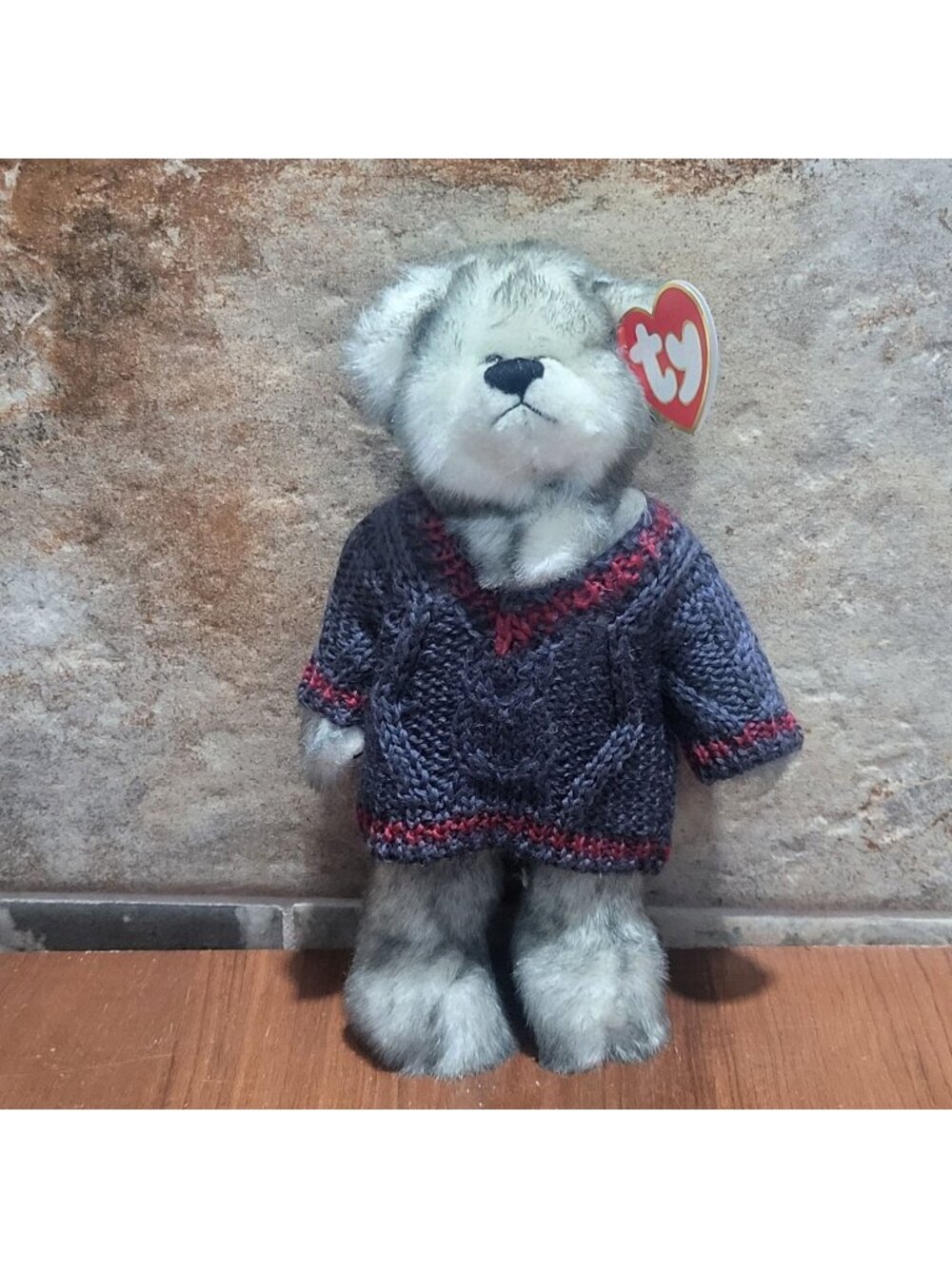 Ty Beanie Babies Fairbanks Retired 1993 Attic Treasures Jointed Plush Bear